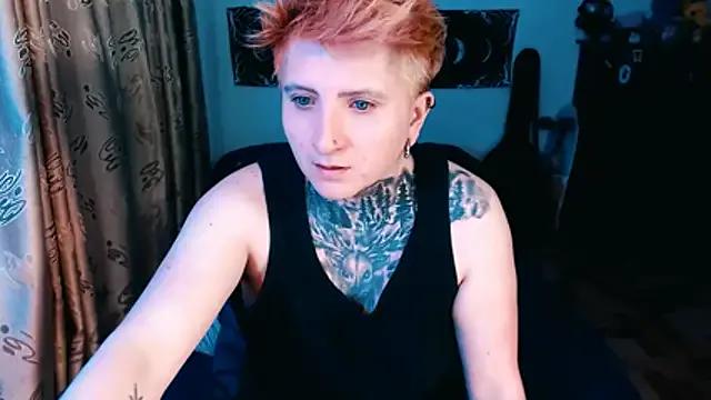 Naked Marieblueeyes wants you to fuck zir body now Marieblueeyes from StripChat